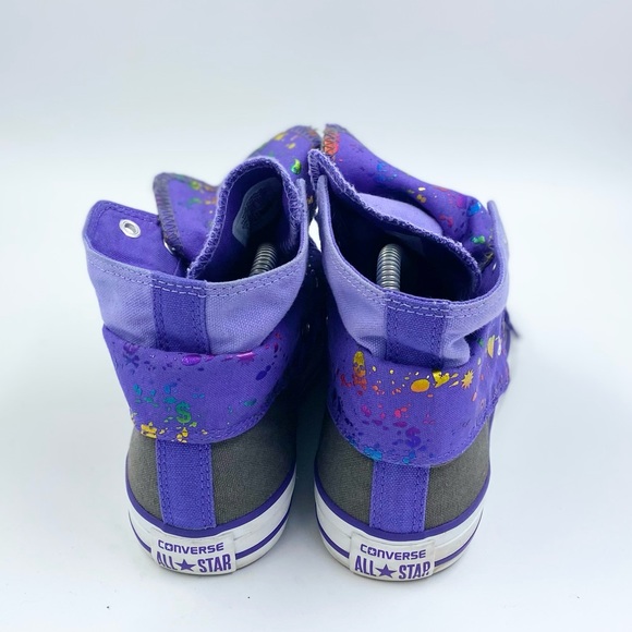 CONVERSE CT TWO FOLD HI CHARCOAL JUNIOR size 6 642872F - Picture 4 of 6